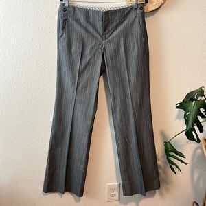 GAP Women’s Gray Striped Dress Pants